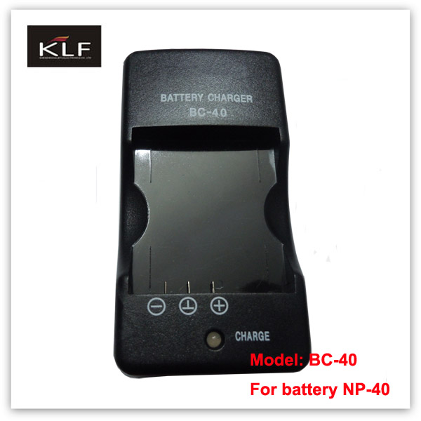 Camera charger BC-40 for Fujifilm camera battery NP-40