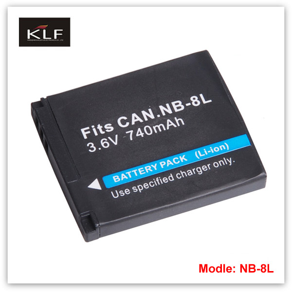 Camera battery pack NB-8L for Canon
