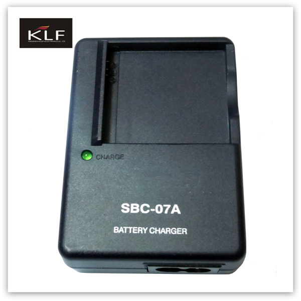 Camera charger SBC-07A for Samsung camera battery SLB-07A